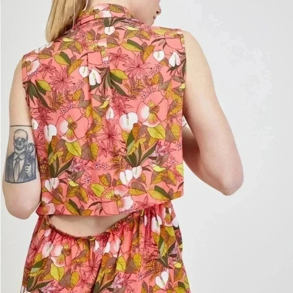 ❤️2/$30❤️[XL]Vans Wilder Obleka Roza Floral Tunic Sleeveless  Dress - Picture 7 of 8